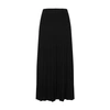 Joseph Ribbed-kit Lurex Midi Skirt In Black