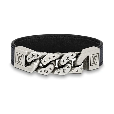 Louis Vuitton Monochain Reverso Bracelet In Gris