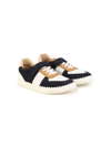 CHLOÉ LEATHER PANELLED SNEAKERS