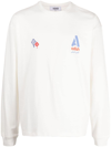 ADISH LOGO-PRINT COTTON SWEATSHIRT