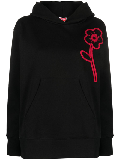Kenzo Sweatshirt Oversize Rue Vivienne Femme Noir In Black