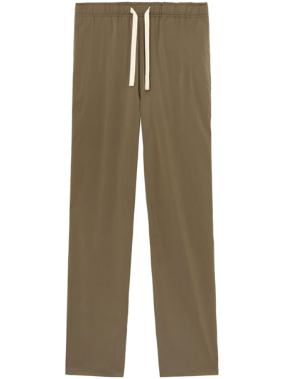 PALM ANGELS STRAIGHT-LEG DRAWSTRING TROUSERS