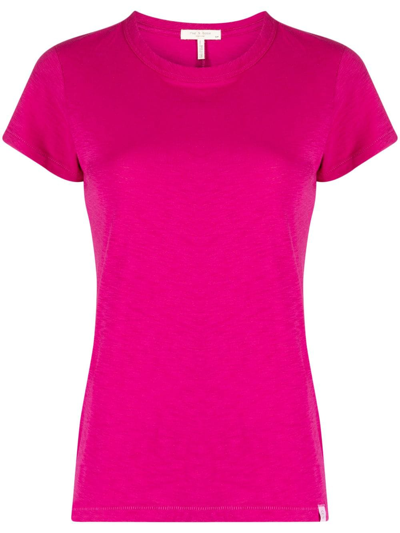 Rag & Bone The Slub Cotton T-shirt In Pink
