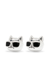 KARL LAGERFELD K/IKONIK CHOUPETTE STUD EARRING