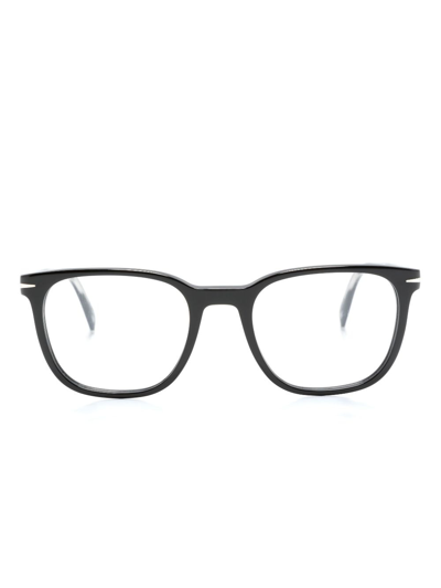 Eyewear By David Beckham Db 1107 Square-frame Glasses In Black