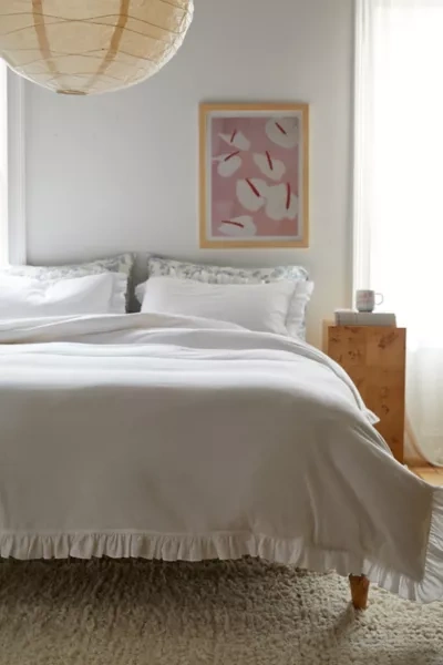 Urban Outfitters Cottage Ruffle Duvet Cover