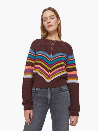 Mother The Concert Jumper Gone Nuts Sweater In Brown