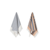 FRONTGATE SET OF 2 CASAFINA TERRY STRIPE KITCHEN TOWELS