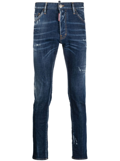 Dsquared2 Cool Guy Slim-fit Jeans In Multi-colored
