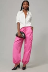 Good American Parachute Pants In Pink