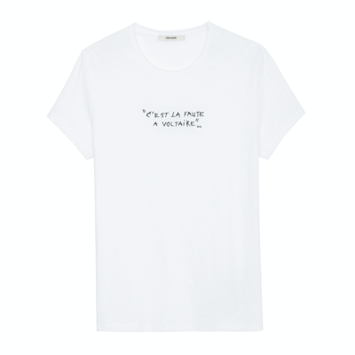 Zadig & Voltaire T-shirt Toby Geflammt