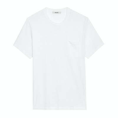 Zadig & Voltaire Stockholm T-shirt In Blanc