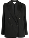 VINCE DOUBLE-BREASTED LYOCELL-BLEND BLAZER