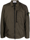 STONE ISLAND COMPASS-PATCH ZIP-UP LIGHTWEIGHT JACKET