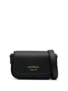 Emporio Armani Logo-stamp Crossbody Bag In Black