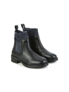 CHLOÉ SOCK-STYLE ANKLE LEATHER BOOTS