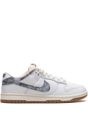 Nike Dunk Low "washed Denim" Sneakers In White