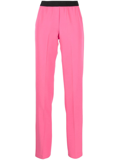 Ermanno Firenze Trousers In Pink Car Caf Black