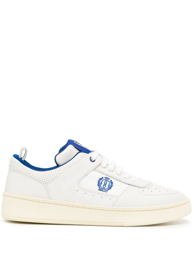 Bally Logo Riweira Trainers In Blanco