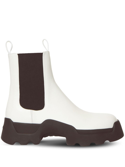 Proenza Schouler Storm Chelsea Boots In White