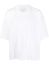 Studio Nicholson White Cotton Piu Over Shirt In White