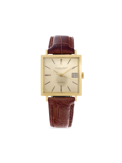 Pre-owned Iwc Schaffhausen 1960  18kt Gold 30.5mm