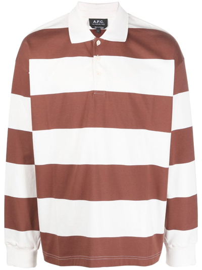 Apc Riley Polo In Eah Whisky