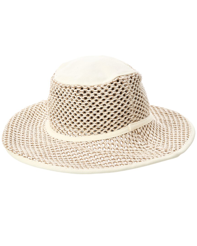 Rag & Bone Cruise Summer Net Bucket Hat In White
