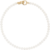 FARIS WHITE BEADED PEARL NECKLACE
