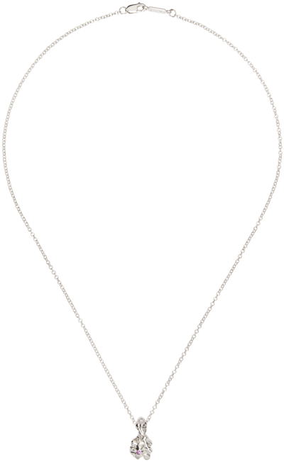 Faris Silver Gobbo Necklace In Sterling Silver / Pi