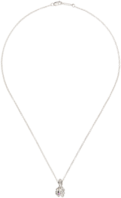 Faris Silver Gobbo Necklace In Sterling Silver / Pi | ModeSens