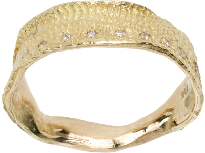 Elhanati Gold Monochrome Petite Ring In Yellow Gold
