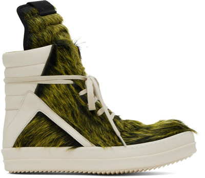 Rick Owens Geobasket High In Yellow