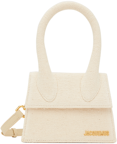 Jacquemus Off-white Le Chouchou 'le Chiquito Moyen' Bag In 110 Off-white