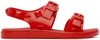UNDERCOVER RED MELISSA EDITION SPIKES SANDALS
