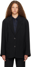 STUDIO NICHOLSON BLACK CONDE BLAZER