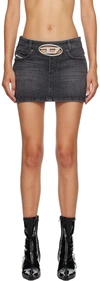 DIESEL BLACK DE-RON-S2 MINISKIRT