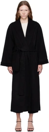 By Malene Birger Black Trullem Coat In 050 Black