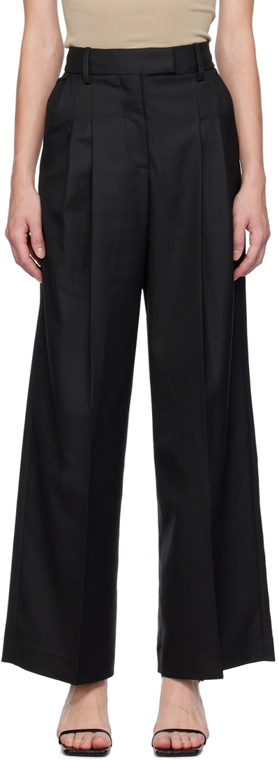 By Malene Birger Black Cymbaria Trousers In 050 Black