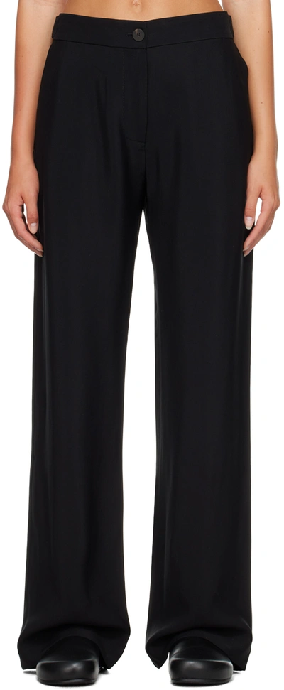 Studio Nicholson Black Reynosa Trousers