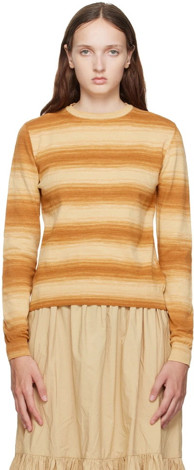 Gimaguas Beige Jacaranda Sweater In Orange