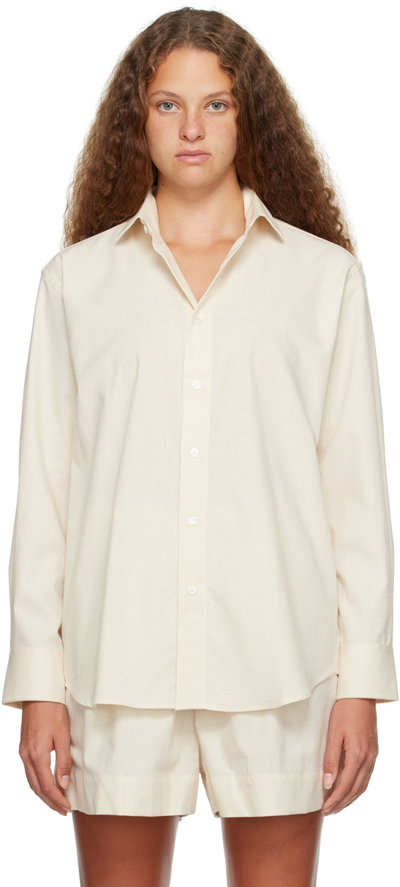 Baserange Off-white Ole Shirt In Neutrals