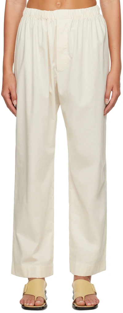 Baserange Off-white Lane Lounge Pants In Undyed