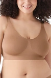 True & Co. Soft Form V-neck Adjustable Strap Bralette In Bronzed