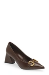 Jeffrey Campbell Happy Hour Pointed Toe Pump In Brown Bronze