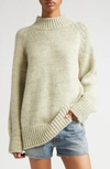 Maison Margiela Green Alpaca Sweater In Pistachio