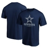 Fanatics Branded Navy Dallas Cowboys Team Lockup T-shirt In Navy