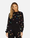Lauren Moshi Spalding Mini Butterflies In Black