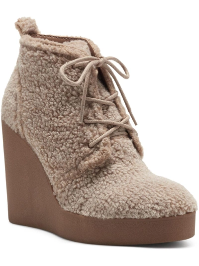 Jessica Simpson Mesila Womens Suede Leather Ankle Boots In Multi