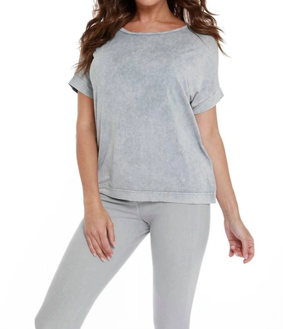 Angel Front To Back Braided Top In Gray In Grey
